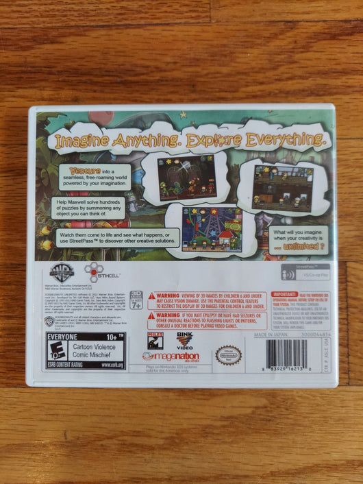 Scribblenauts Unlimited 3DS (CIB), Works, Fast Shipping!