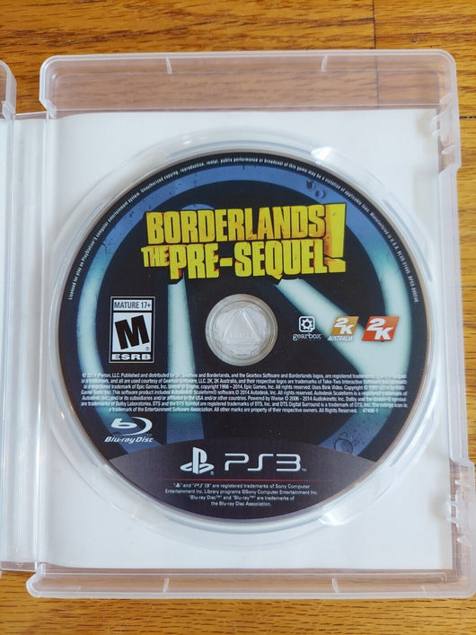 Borderlands PS3 Bundle (Borderlands Pre Sequel, Borderlands 1, Borderlands 2