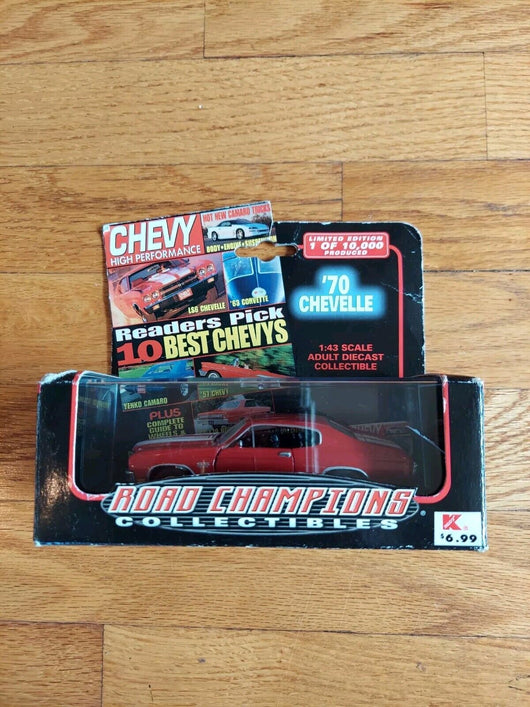 Road Champs Collectibles: Chevy 5 Car Lot ('55 Chevy, '55 Chevy W/Flames, '69...
