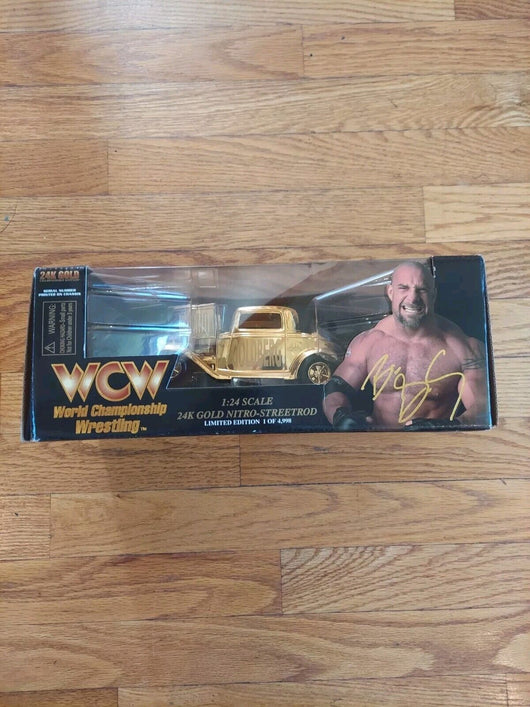 Racing Champions  1:24 Scale - Goldberg 24K Gold Nitro Streetrod (WCW),Fast Ship