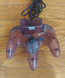 Nintendo 64 Atomic Purple Clear Controller - OEM Authentic -Works, N64,Fast Ship
