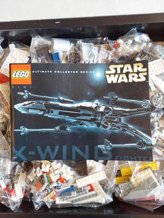 LEGO Star Wars:Ultimate Collector's Series-X-Wing Fighter-Open Box, Sealed Bags