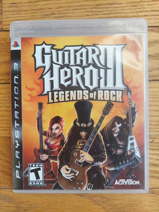 Guitar Hero Les Paul Wireless Guitar For PS3 - No Dongle -W/Guitar Hero III Game