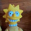 Vintage 90s Simpsons Burger King Plush Doll Set 4 Homer Marge Maggie Lisa 