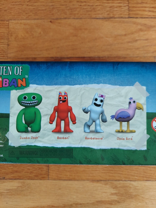 Garten Of Banban (4 Figure Pack): Jumbo Josh, Banban, Banbaleena, Opila Bird