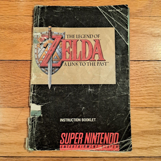 NINTENDO SNES - The Legend of Zelda: A Link to the Past with Manual TESTED
