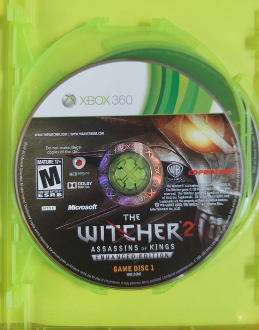 The Witcher 2: Assassins Of Kings Enhanced Edition (Missing Soundtrack Disc)
