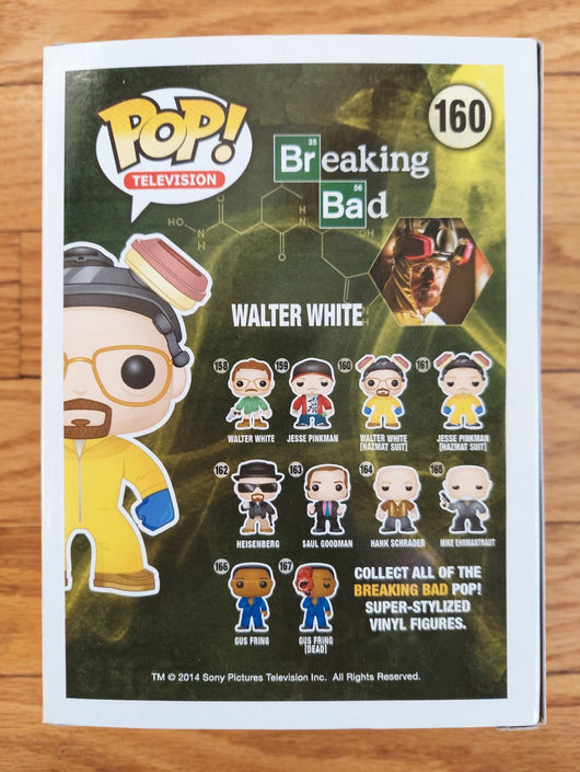 Funko Pop! Breaking Bad - Walter White #160 - Vinyl Figure - NEW - Fast Shipping