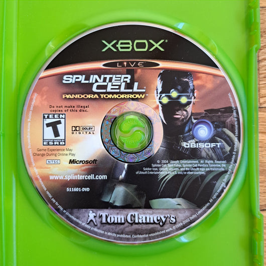 Splinter Cell Combo: Pandora Tomorrow & Chaos Theory - Xbox Game Fast Shipping!