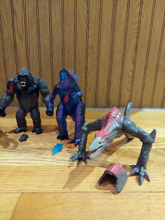 2020 Toho King Kong Vs. Godzilla Monsterverse: 5 Figure Bundle, Fast Shipping!