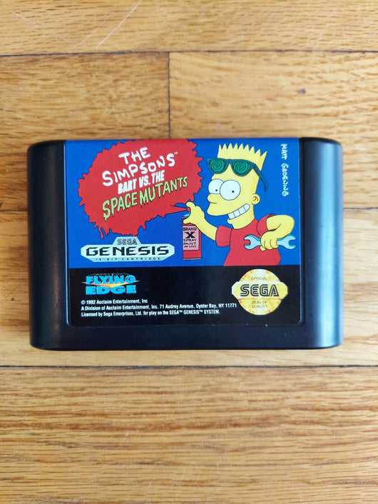 The Simpsons: Bart Vs. The Space Mutants (CIB) - Sega Genesis