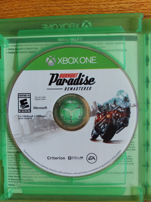 Burnout Paradise Remastered - Xbox One, Works, Fast Shipping!
