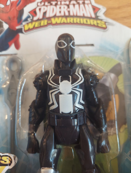 Ultimate Spider-Man: Web-Warriors - Agent Venom - Action Figure Fast Shipping!