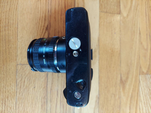 Minolta X-7 Camera W/Focal 1:2.8 28mm Lens, Minolta 1:1.7 50mm Lens, W/ Bag