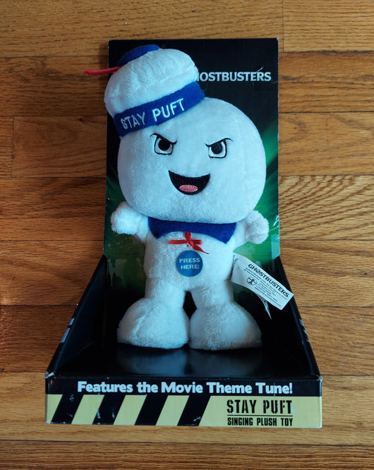 Ghostbusters: Stay Puft - Singing Plush Toy Marshmallow Man, Fast Shipping!