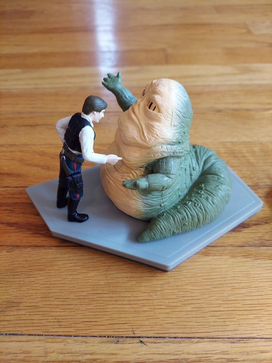 Star Wars: Jumbo PVC Set Combo - C-3PO & R2-D2 And Han Solo & Jabba The Hut...