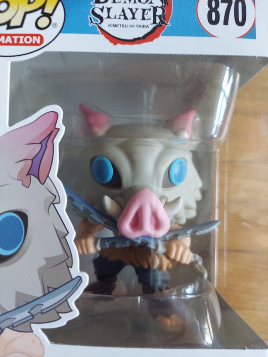 Funko Pop! Animation: Inosuke Hashibira #870 - Vinyl Figure New in Box Fast Ship