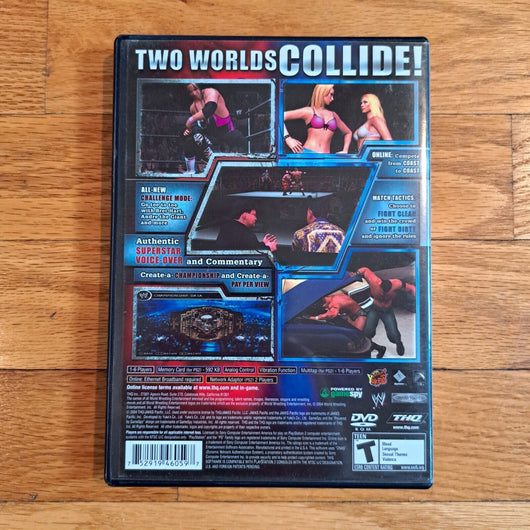 WWE SmackDown vs. Raw (PlayStation 2, 2004) Complete Tested Working - Fast Ship