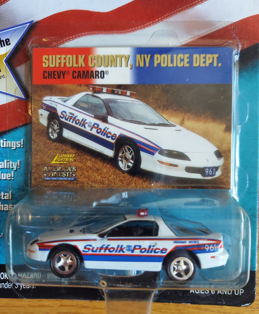 Johnny Lightning: America's Finest - Suffolk County NY Police Dept -Chevy Camaro