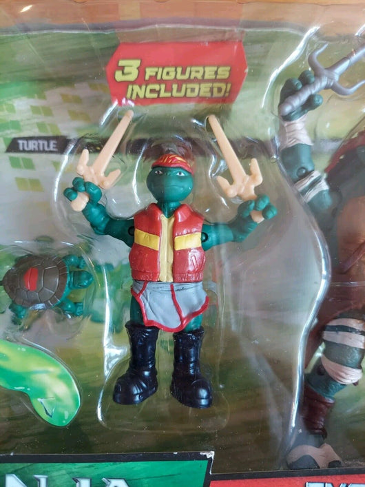Playmates: TMNT - Evolution Of Raphael New, Fast SHIPPING! 3 FIGURES
