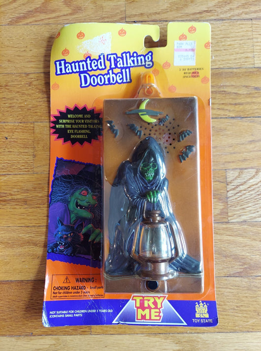 Haunted Talking Doorbell - Toy State (1996) Grim Reaper Halloween Fast Shipping!
