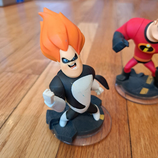 Disney Infinity The Incredibles 3 Figure Lot, GREAT, FAST SHIPPING, WORKS