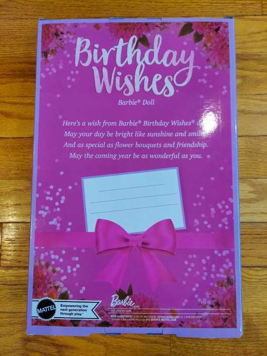(Mattel) Birthday Wishes Signature Barbie, New in Box, Fast Shipping!