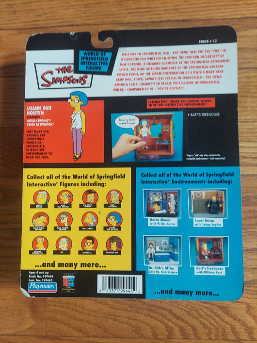 Playmates: The Simpsons Intelli-Tronic Voice Activation - Luann Van Houten