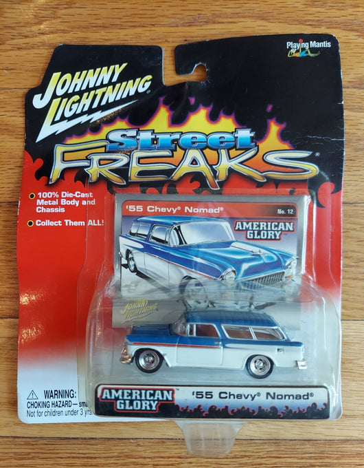 Johnny Lightning: Street Freaks - '55 Chevy Nomad - 1/64 Scale - Fast Shipping!