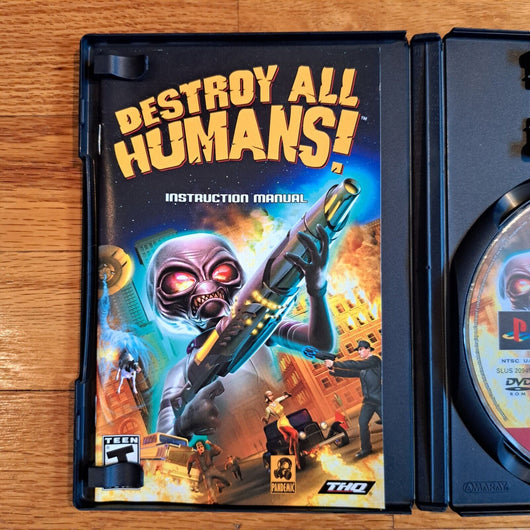 Destroy All Humans (Sony PlayStation 2, 2005), CIB, Works, Fast Shipping