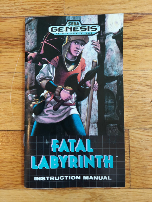 Fatal Labyrinth (CIB) - Sega Genesis,Works, Fast Shipping!