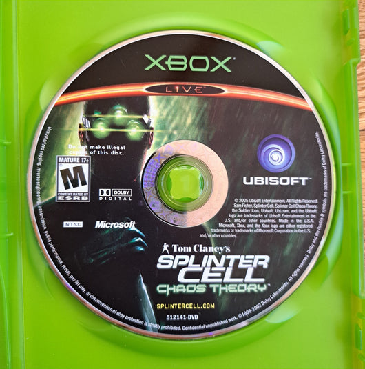 Splinter Cell Combo: Pandora Tomorrow & Chaos Theory - Xbox Game Fast Shipping!