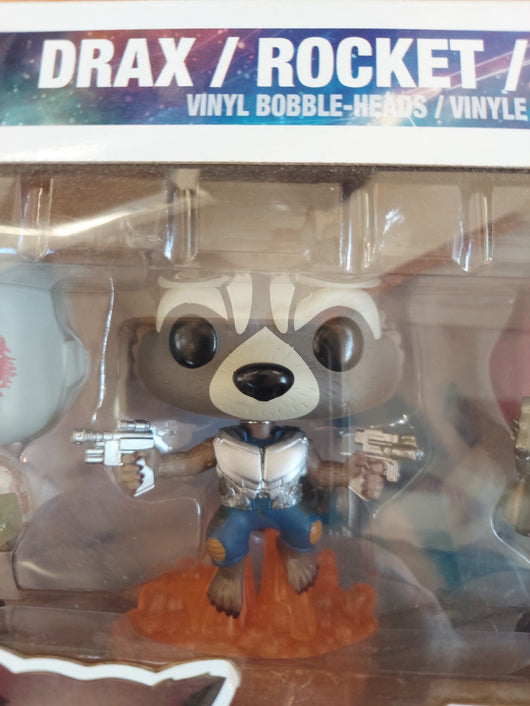 Funko Pop! Drax, Rocket, Taserface, Mantis 4 Pack Guardians of the Galaxy Vol. 2