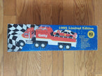 NEW IN BOX 1995 Getty Limited Edition Race Car Carrier Truck - NIB Fast SHIPPING