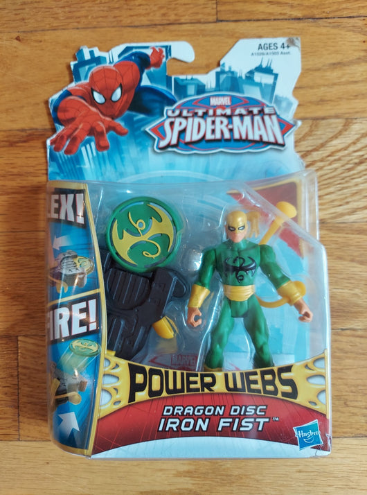 Marvel Ultimate Spider-Man (Power Webs) - Dragon Disc Iron Fist - Action Figure