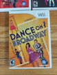 Nintendo Wii Dance Bundle (Just Dance, Just Dance 2, Dance On Broadway), WORKS