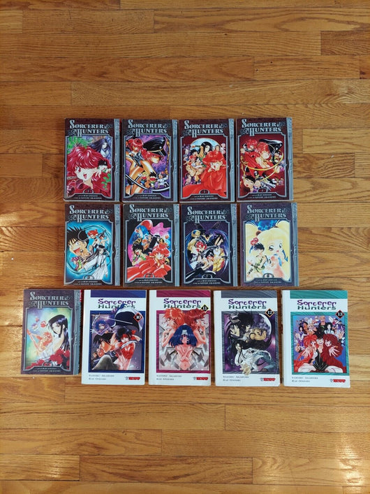 Sorcerer Hunters Complete Manga Set Vol: 1-13 By Ray Omishi & Satoru Akahori