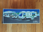 Hess 1998 Recreation Van With Dune Buggy And Motorcycle, Fast Shipping!