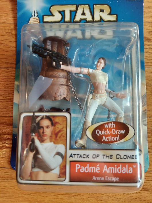 Star Wars: Attack Of The Clones 9 Figure Lot Boba Fett, Obi-Wan Kenobi,Fast Ship