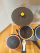 Xbox 360 Rock Band 3 Wireless Pro Drum Set & Pro Cymbals Kit W/Pedal & Stick