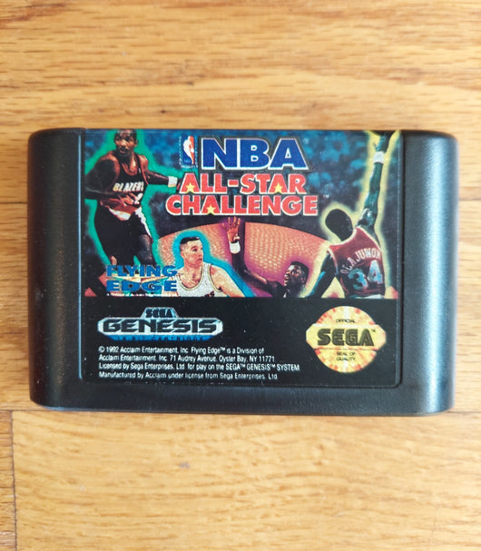 NBA All-Star Challenge (No Manual) - Sega Genesis Game Basketball Fast Shipping!