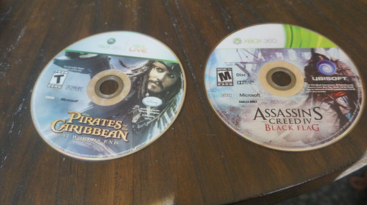 Assassin's Creed IV: Black Flag(Microsoft Xbox 360) and Pirates of the caribbean
