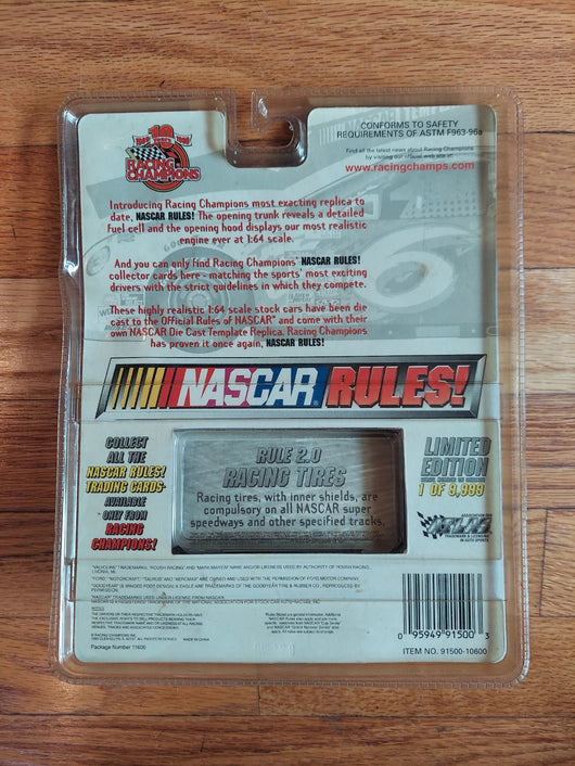 Racing Champions: Nascar Rules! #6 Mark Martin Combo - 1/64 Scale - NEW Sealed