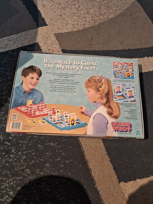 Guess Who Board Game 1998 Edition Vintage Milton Bradley 99% Complete