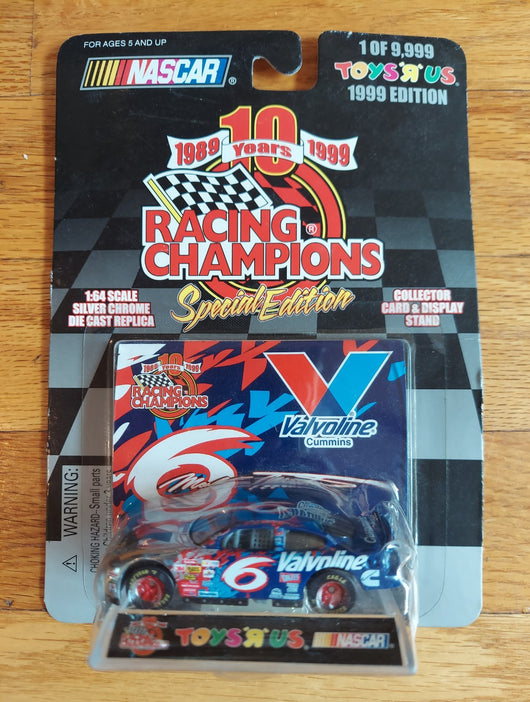 Racing Champions: 10 Year Anniversary Special Edition Nascar - 5 Car Lot - 1/64