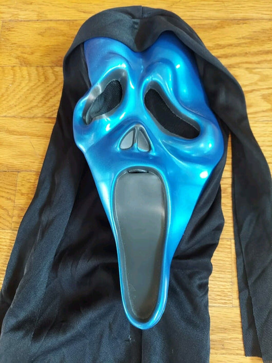 Blue Ghostface Mask, Great, Fast Shipping!