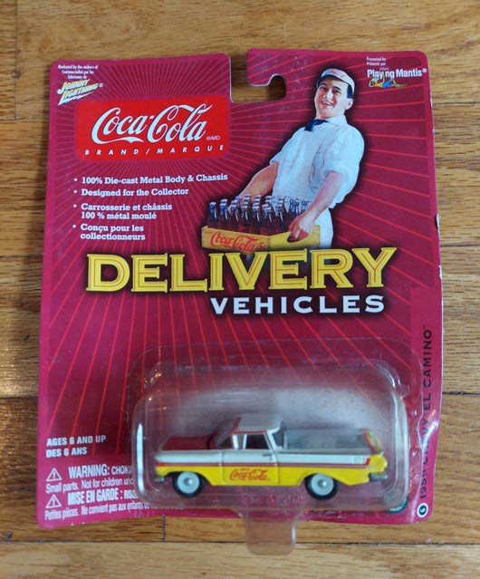 Johnny Lightning: Coca-Cola Delivery Vehicles - 1959 Chevy El Camino - 1/64 NEW