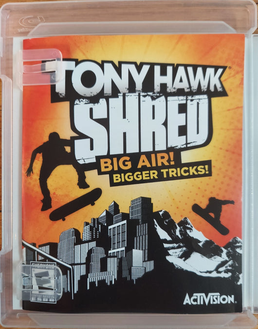 PS3 Tony Hawk Wireless Skateboard W/ Tony Hawk Shred Game (CIB) - No Dongle