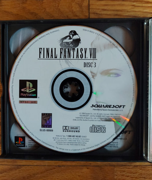 Final Fantasy VIII (CIB) - PS1 Game RPG Adventure Classic, Works, Fast Shipping!