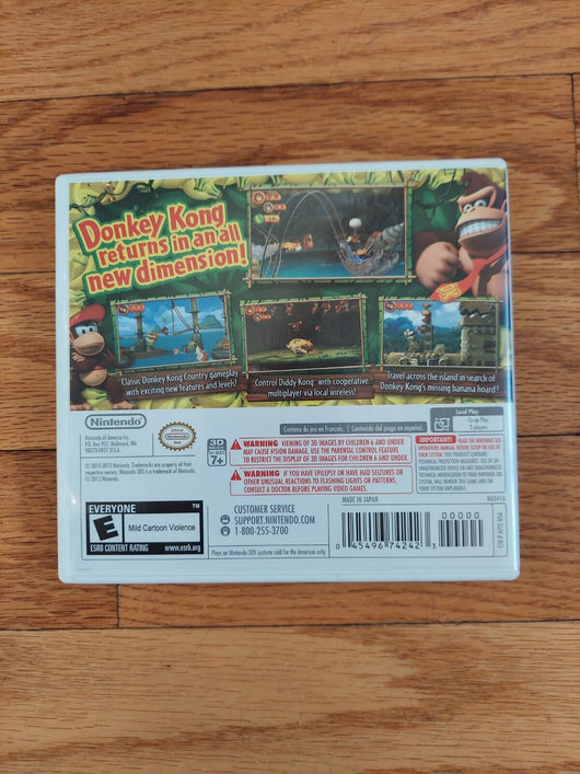 Donkey Kong Country Returns 3D CIB 3DS, Works, Fast Shipping!